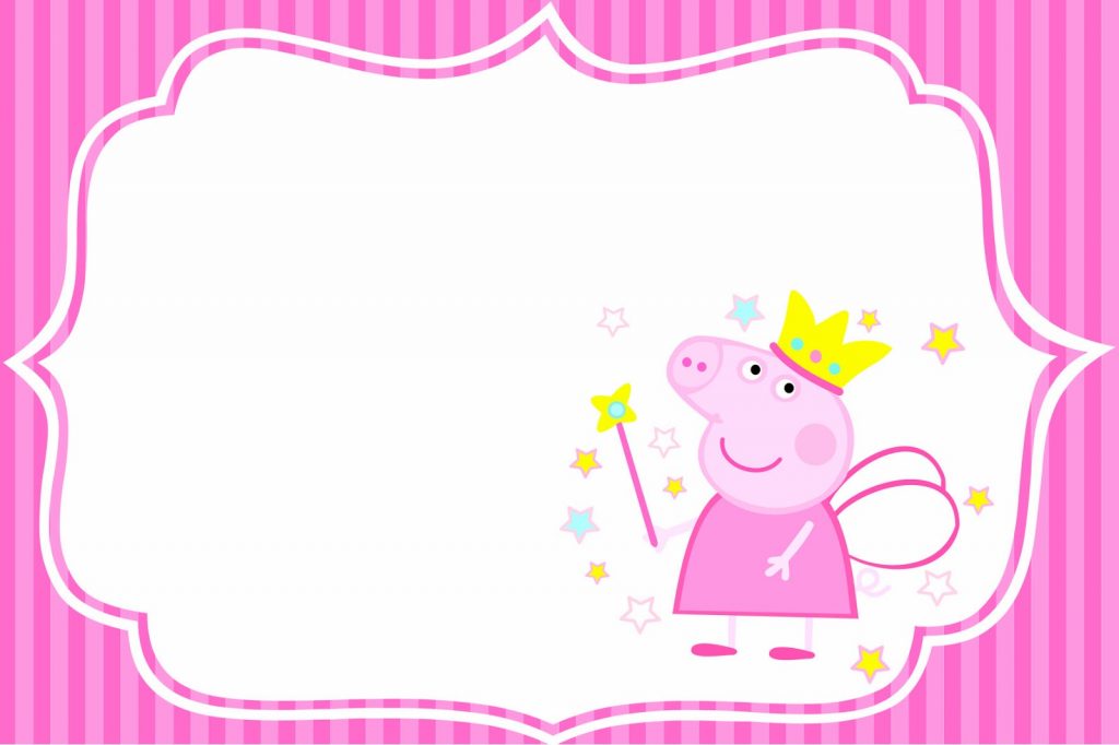 Tags Personalizadas do Kit Festa Peppa Pig Para Imprimir