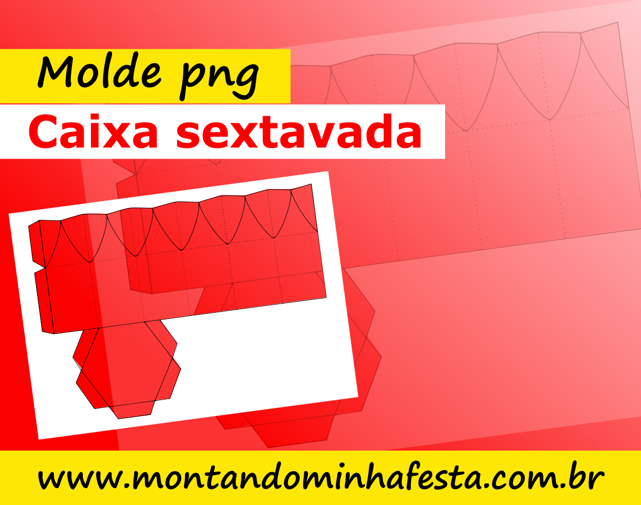 Molde Caixa em PNG com Fundo Transparente Gratuito