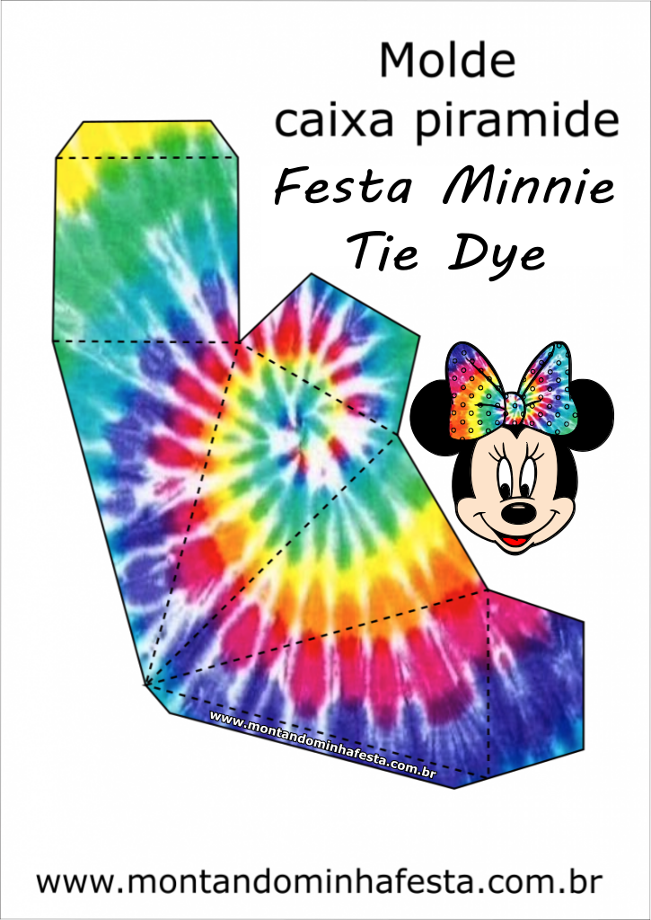 Kit festa Minnie Tie Dye