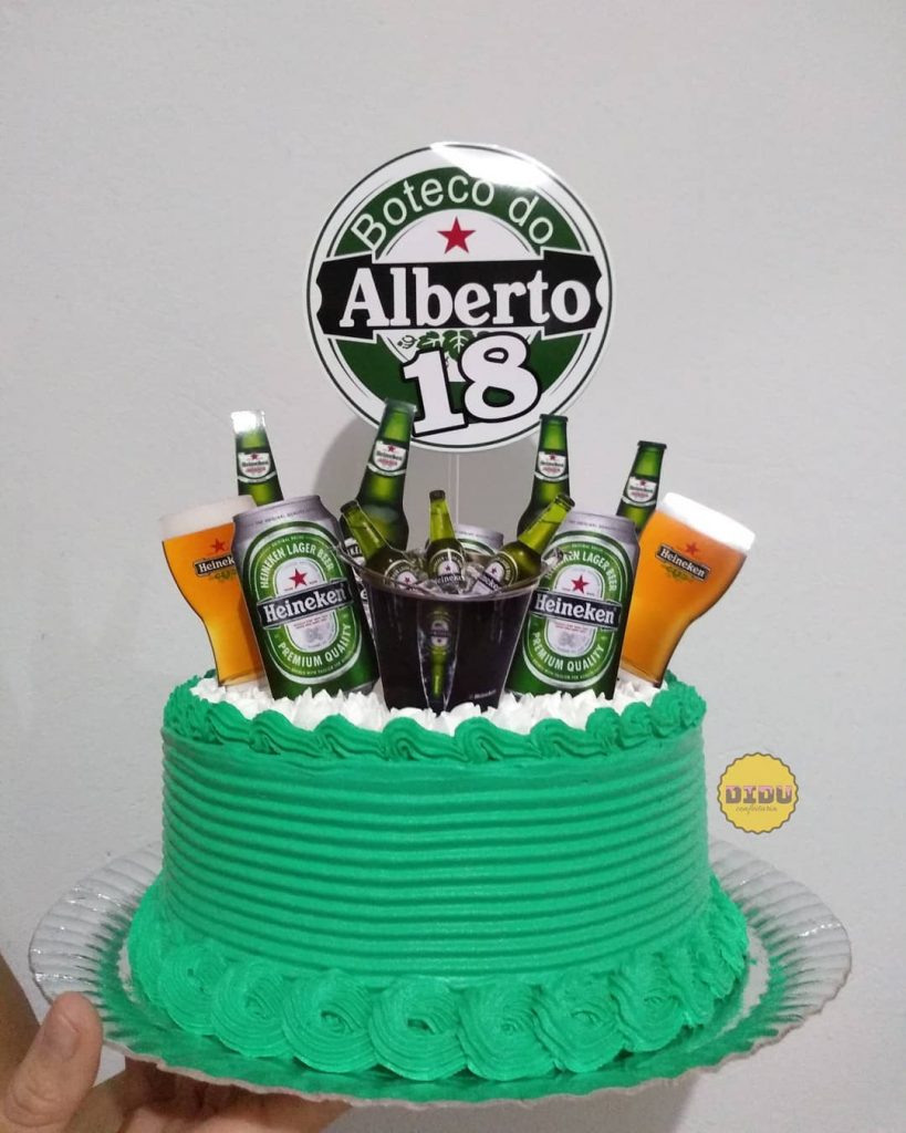 Fiesta Topo de bolo de aniversário de 18 anos - Artigos de bolo