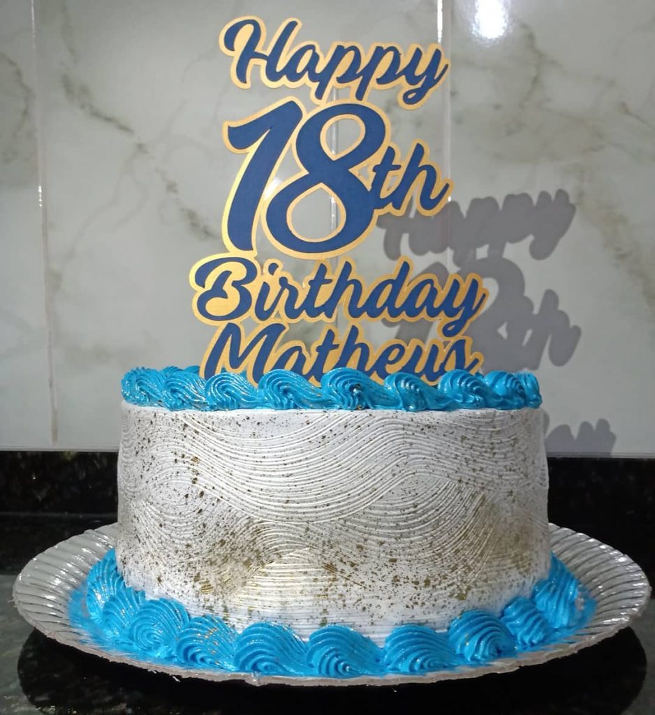 bolo masculino de aniversário