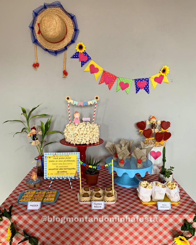 Como fazer decoração festa junina simples e barata