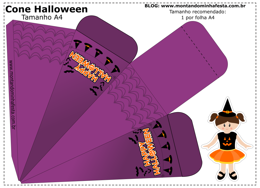 Kit festa Halloween para imprimir