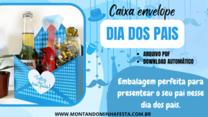 caixa envelope dia dos pais