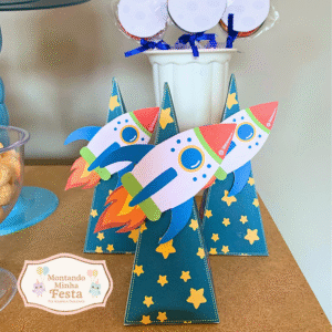 Kit festa Astronauta pronto para imprimir