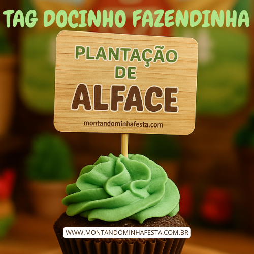 Tag plantação fazendinha grátis para impressão